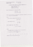 Đề thi tuyển sinh sau đại học môn Toán cao cấp III năm 2012 (Đợt 1)