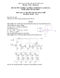 Đề thi tốt nghiệp Cao đẳng Nghề khóa 2 (2008 - 2011) môn Điện tử dân dụng: Đề 22 (LT)