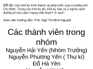 Thuyết trình nhóm: Tư tưởng Hồ Chí Minh