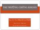 Bài giảng Thị trường chứng khoán - Đặng Thị Lan Phương