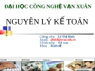 Bài giảng Nguyên lý kế toán - ĐH Công nghệ Vạn Xuân