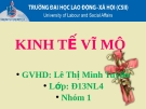 Bài thuyết trình Chính sách tài khóa kinh tế vĩ mô