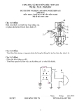 Đề thi tốt nghiệp Cao đẳng Nghề khóa 2 (2008 - 2011) môn Công nghệ ô tô: Đề lý thuyết số 10