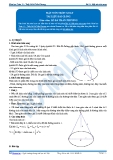 Toán 12: Mặt nón tròn xoay-P1 (Tài liệu bài giảng) - GV. Lê Bá Trần Phương