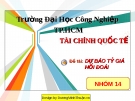 Đề tài: Dự báo tỷ giá hối đoái