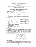 Đề thi tốt nghiệp Cao đẳng Nghề khóa 2 (2008 - 2011) môn Điện công nghiệp: LT46