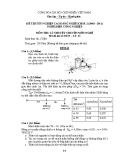 Đề thi tốt nghiệp Cao đẳng Nghề khóa 2 (2008 - 2011) môn Điện công nghiệp: LT43