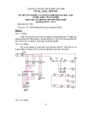 Đề thi tốt nghiệp Cao đẳng Nghề khóa 2 (2008 - 2011) môn Điện công nghiệp: LT37