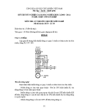 Đề thi tốt nghiệp Cao đẳng Nghề khóa 2 (2008 - 2011) môn Điện công nghiệp: LT20