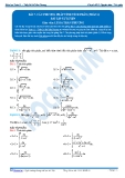 Toán 12: Các phương pháp tính tích phân-P2 (Bài tập tự luyện) - GV. Lê Bá Trần Phương