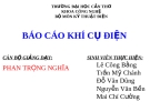 Báo cáo khí cụ điện