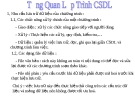 Bài giảng Lập trình trực quan (Ngôn ngữ Visual Basic): Bài 1 - Tổng quan lập trình cơ sở dữ liệu