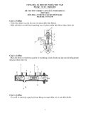 Đề thi tốt nghiệp Cao đẳng Nghề khóa I (2007 - 2010) môn Công nghệ ô tô: LT40