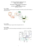 Đề thi tốt nghiệp Cao đẳng Nghề khóa I (2007 - 2010) môn Công nghệ ô tô: LT16