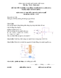 Đề thi tốt nghiệp Cao đẳng Nghề khóa 2 (2008 - 2011) môn Điện tử dân dụng: LT27