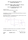 Đề thi tốt nghiệp Cao đẳng Nghề khóa 2 (2008 - 2011) môn Điện tử dân dụng: LT34
