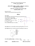 Đề thi tốt nghiệp Cao đẳng Nghề khóa 2 (2008 - 2011) môn Điện tử dân dụng: LT42
