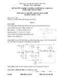 Đề thi tốt nghiệp Cao đẳng Nghề khóa 2 (2008 - 2011) môn Điện tử dân dụng: LT26