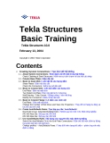 Hướng dẫn sử dụng phần mềm Tekla - Lesson 2: Tạo liên kết hệ thống
