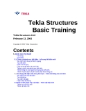 Hướng dẫn sử dụng phần mềm Tekla - Lesson 6: Danh mục kỹ thuật