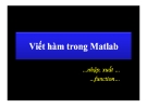 Bài giảng Matlab: Chương 4