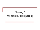 Bài giảng Cơ sở dữ liệu: Chương 3 - GV. Vũ Duy Linh