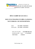 Đồ án Nghiệp vụ ngân hàng 1: Phân tích tình hình tín dụng ngân hàng Vietcombank – chi nhánh Biên Hòa