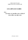 SKKN: Giáo dục giá trị sống, rèn luyện kỹ năng sống cho học sinh