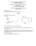 Đề thi tốt nghiệp Cao đẳng Nghề khóa I (2007 - 2010) môn Điện tử công nghiệp: LT07