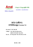 Bài giảng AndDesign Version 7.6 - TS. Hồ Việt Hải