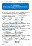 Hóa 12: Oxi hóa lipit-phản ứng cháy và xà phòng hóa (Bài tập tự luyện) - GV. Phùng Bá Dương