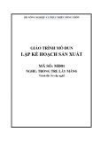 Giáo trình Lập lế hoạch sản xuất - MĐ01: Trồng tre lấy măng