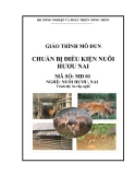 Giáo trình Chuẩn bị điều kiện nuôi hươu, nai - MĐ01: Nuôi hươu, nai