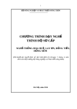 Chương trình dạy nghề trình độ sơ cấp nghề: Trồng hoa huệ, lay ơn, đồng tiền, hồng môn