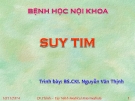 Bài giảng Bệnh học nội khoa: Suy tim - BS. Nguyễn Văn Thịnh