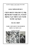 Giáo trình Chẩn đoán nhanh và trị bệnh do vi khuẩn, nấm ở động vật thủy sản nuôi nước lợ mặn - MĐ07: Chẩn đoán nhanh bệnh động vật thủy sản