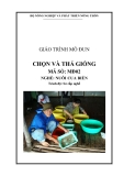 Giáo trình Chọn và thả giống - MĐ02: Nuôi cua biển