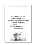 Giáo trình Điều khiển tàu trong các trường hợp thông thường - MĐ03: Điều khiển tàu cá