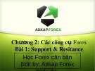 Bài giảng Forex căn bản - Chương 2 (Bài 1): Support & Resitance