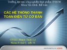 Thuyết trình: Các hệ thống thanh toán điện tử cơ bản