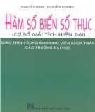 Giáo trình Hàm số biến số thực: Phần 1 - Nguyễn Định, Nguyễn Hoàng