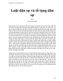 Luật dân sự và tố tụng dân sự - Lê Thị Bích Ngọc