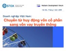 Bài thuyết trình: Chuyển từ huy động vốn cổ phần sang vốn vay truyền thống