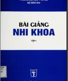 bài giảng nhi khoa: phần 2 (tập 1) - nxb y học