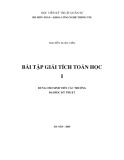 Hướng dẫn giải bài tập Giải tích Toán học 1