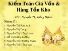 Thuyết trình: Kiểm toán giá vốn & hàng tồn kho