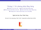 Bài giảng Cơ học kỹ thuật: Chương 2 - Phạm Thành Chung