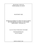 Luận văn thạc sĩ Lâm nghiệp: Đánh giá tác động của công tác quản lý rừng tới môi trường tại Công ty lâm nghiệp Krông Bông tỉnh Đắk Lắk