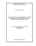 Luận văn thạc sĩ khoa học Lâm nghiệp: Xây dựng đường cơ sở (baseline) và ước tính năng lực hấp thụ co2 của rừng thường xanh tỉnh Đăk Nông