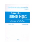 Tạp chí Sinh học: Tập 24 - Số 4 (Tháng 12 - 2002)